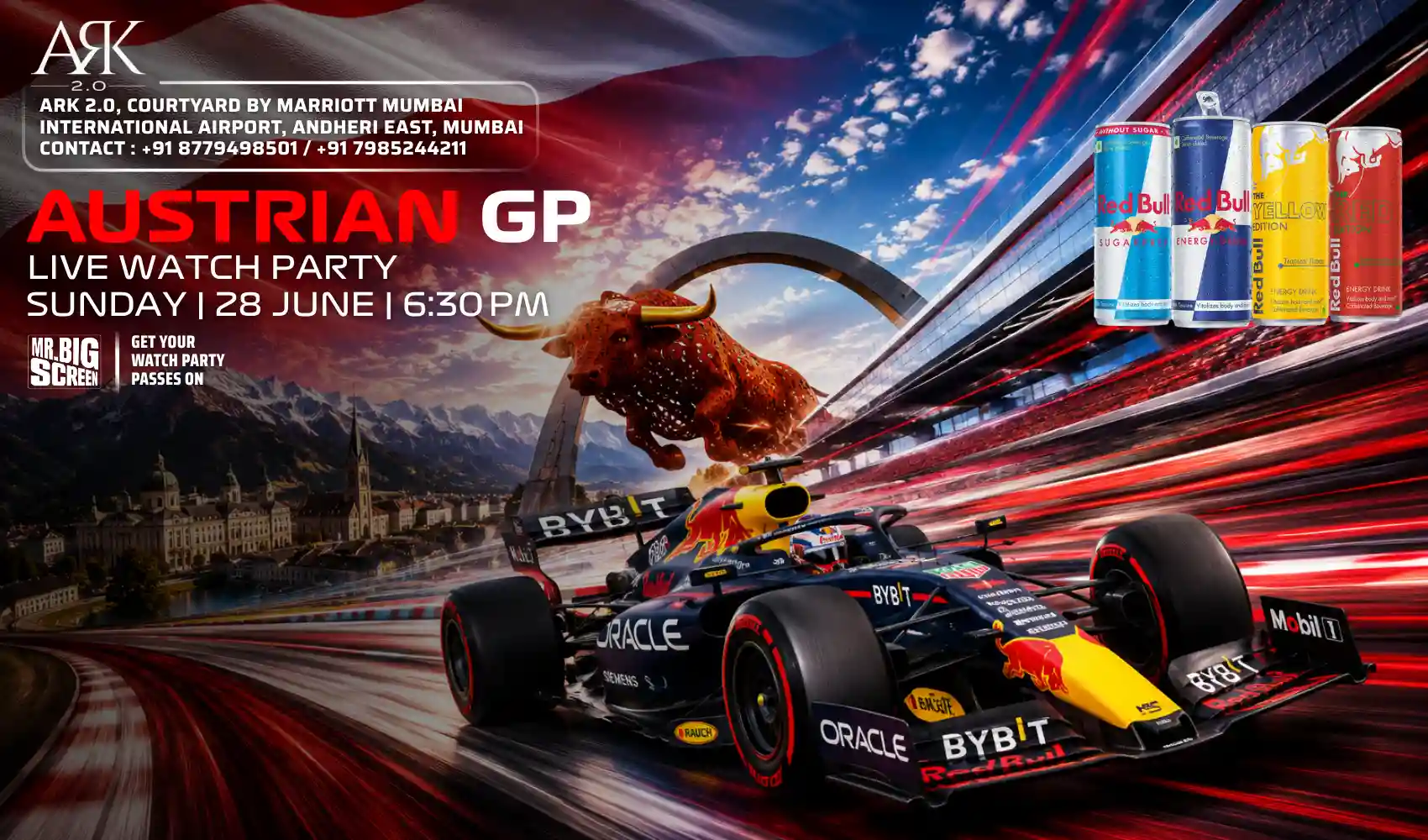 Austrian GP 2026- F1 Screening, Ark 2.0 Lounge , Mumbai, Andheri